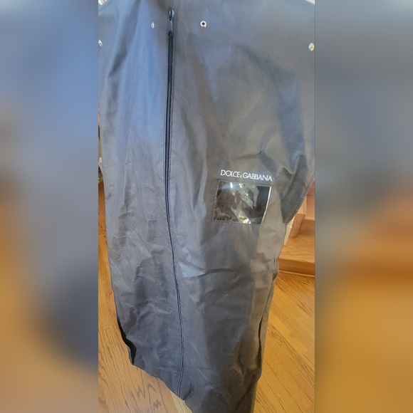 NWT DOLCE & GABBANA BLACK BELTED DOUBLE BREASTED TRENCH COAT 46 10 - Picture 10 of 12